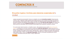 Desktop Screenshot of contactosx.net